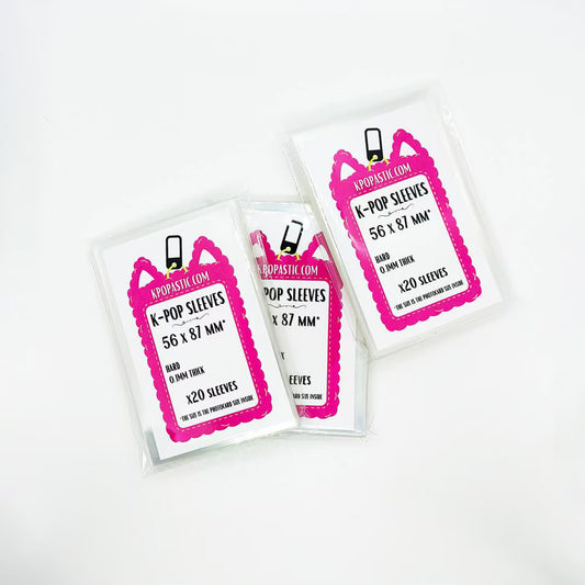 Pack de 20 Sleeves Premium para Photocards (56x87mm)