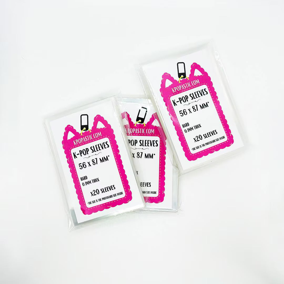Pack de 20 Sleeves Premium para Photocards (56x87mm)