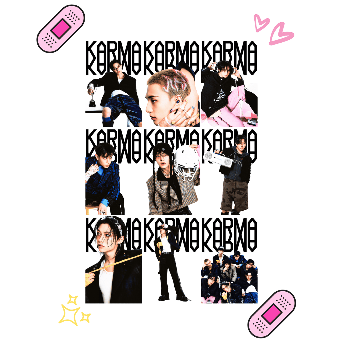 Set de 9 Photocards Stray Kids - KARMA