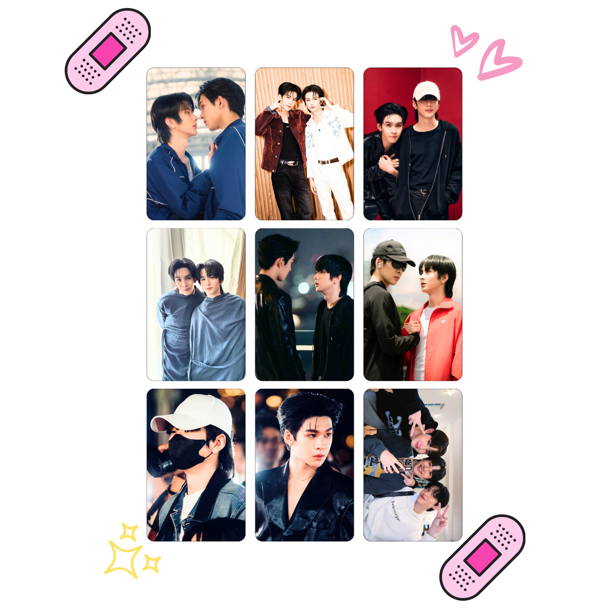 Set de 9 Photocards Mr. Fanboy - Thai BL
