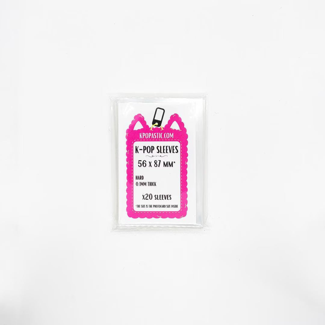 Pack de 20 Sleeves Premium para Photocards (56x87mm)